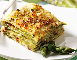 Lasagne con asparagi